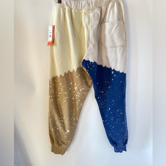 La Detresse Sweatshirt and Joggers in Tan Blue SZ L NEW - Picture 11 of 16